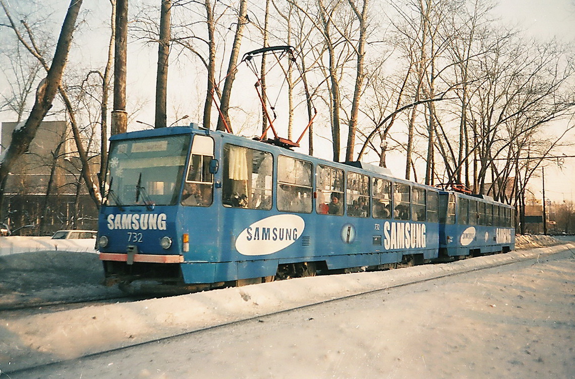 Екатеринбург, Tatra T6B5SU № 732