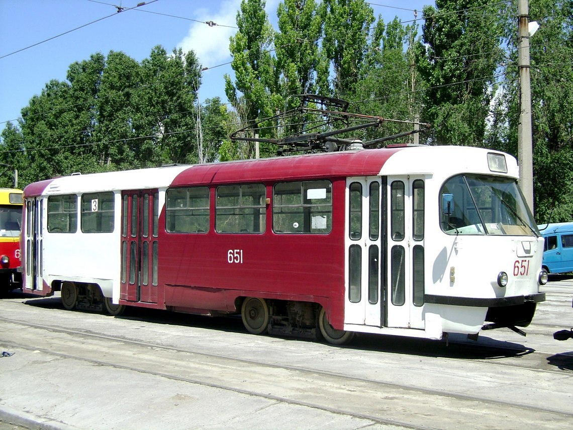 Каменское, Tatra T3SU № 651