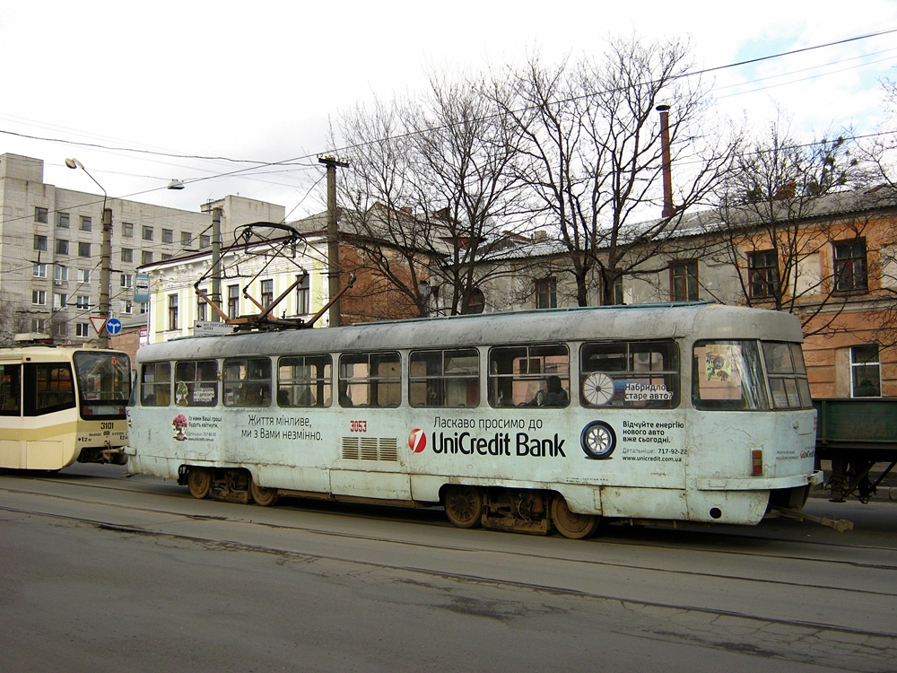 Харьков, Tatra T3SU № 3053