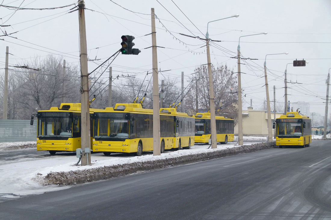 Полтава, Богдан Т70110 № 119; Полтава, Богдан Т70110 № 117; Полтава — Разные фотографии