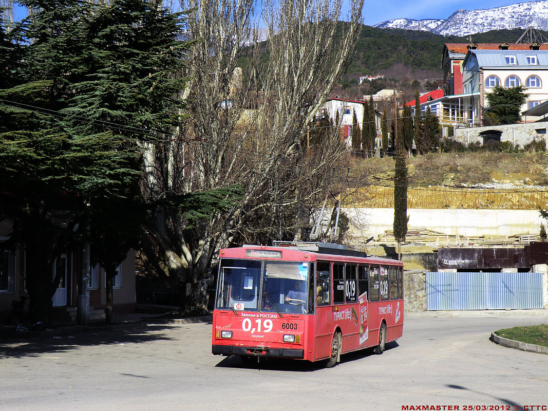 Крымский троллейбус, Škoda 14Tr02/6 № 6003
