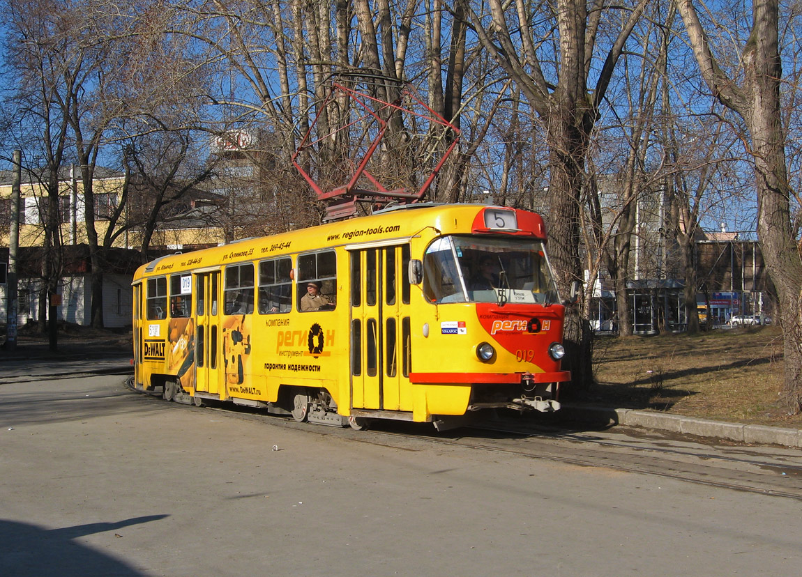 Екатеринбург, Tatra T3SU (двухдверная) № 019