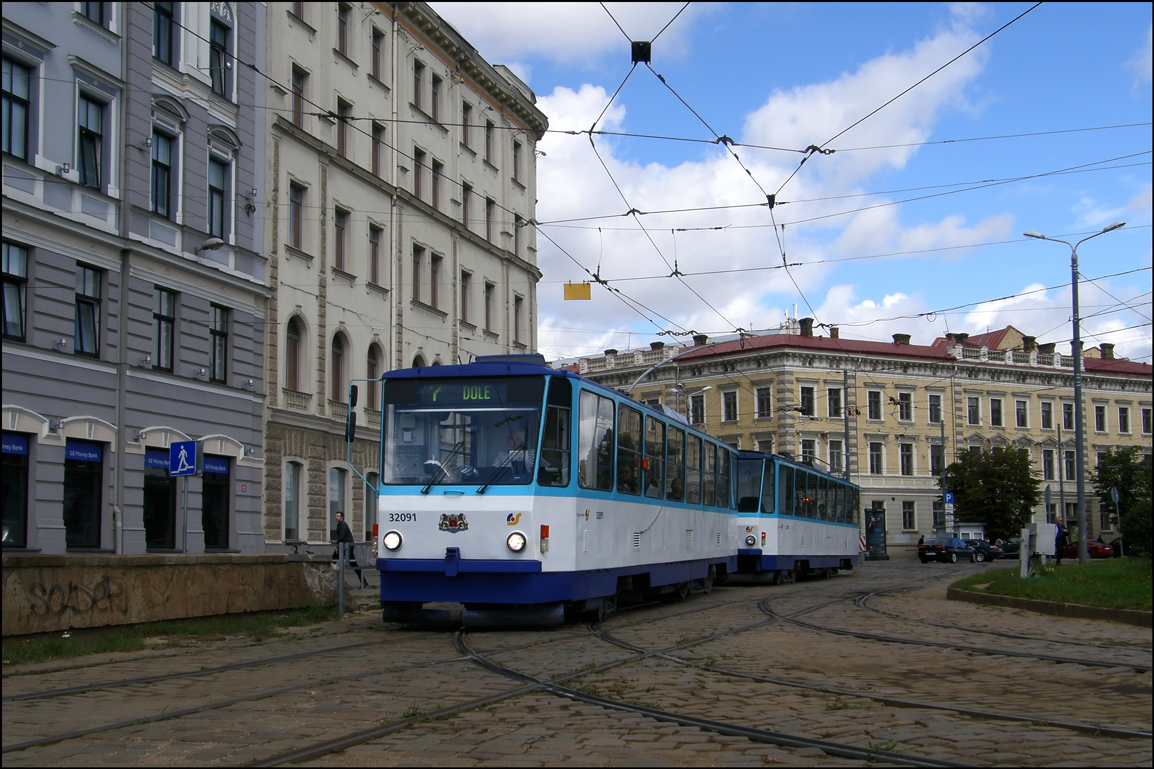 Рига, Tatra T6B5SU № 32091