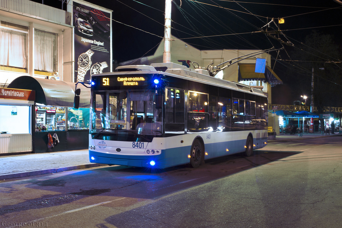 Крымский троллейбус, Богдан Т70115 № 8401