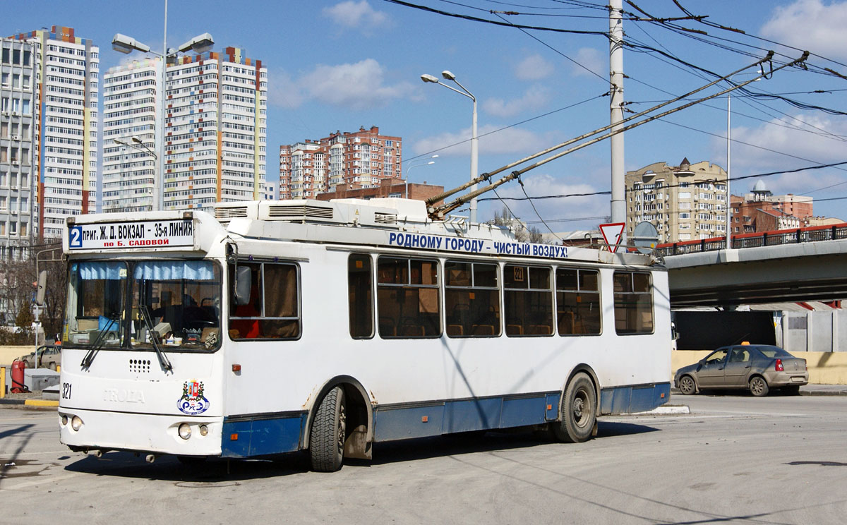Ростов-на-Дону, ЗиУ-682Г-016.02 (с широкой 1-й дверью) № 321