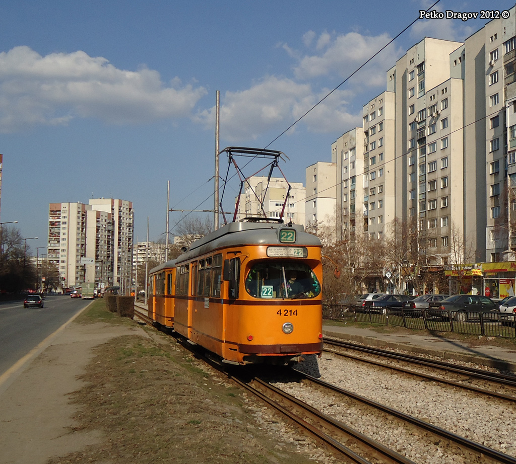 София, Duewag T4 № 4214