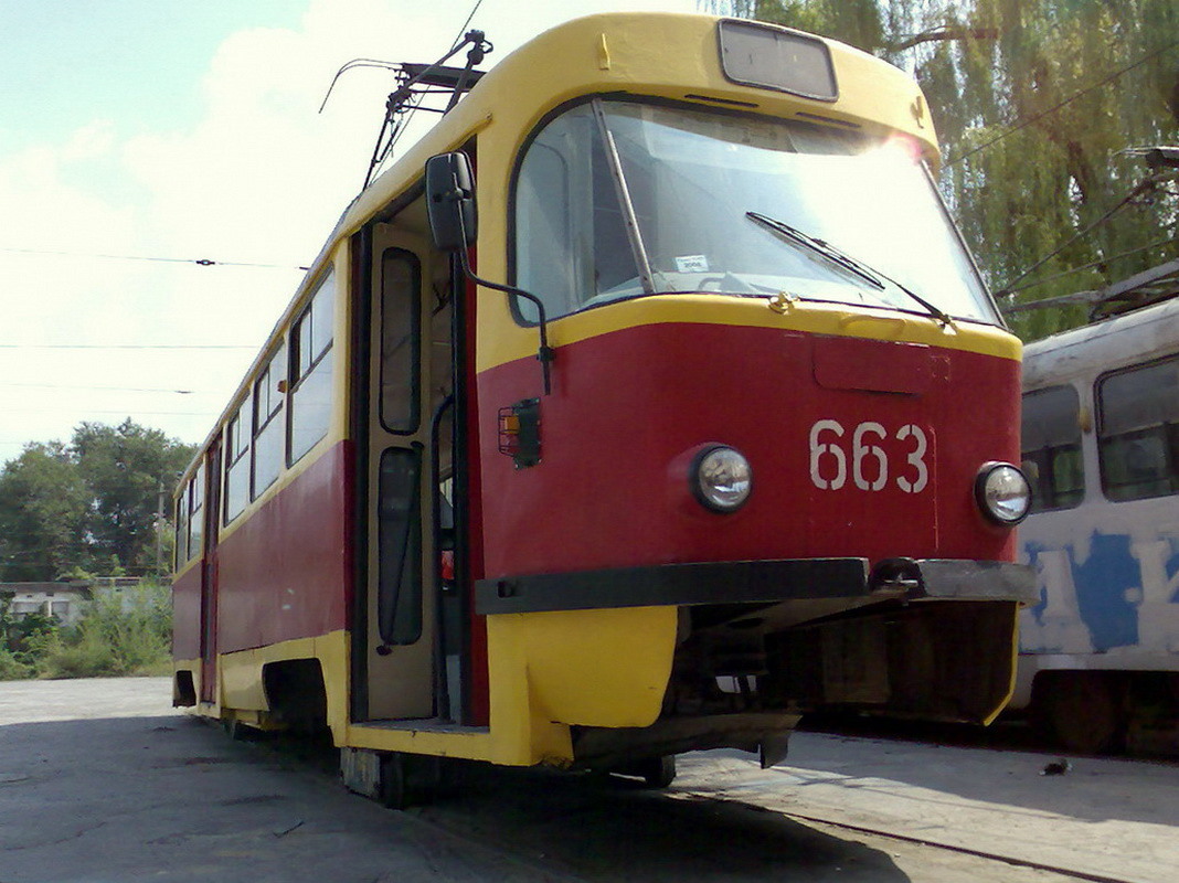 Каменское, Tatra T3SU № 663