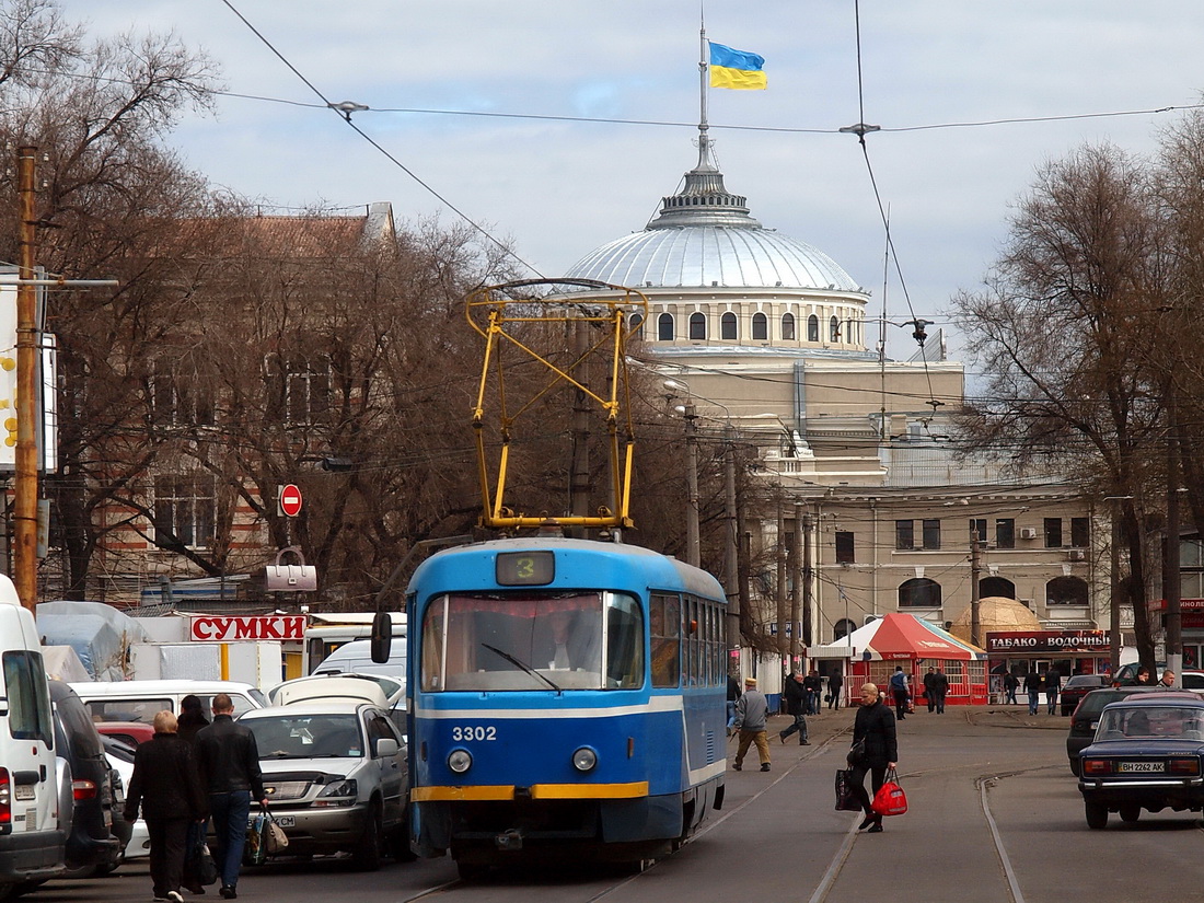 Одесса, Tatra T3R.P № 3302