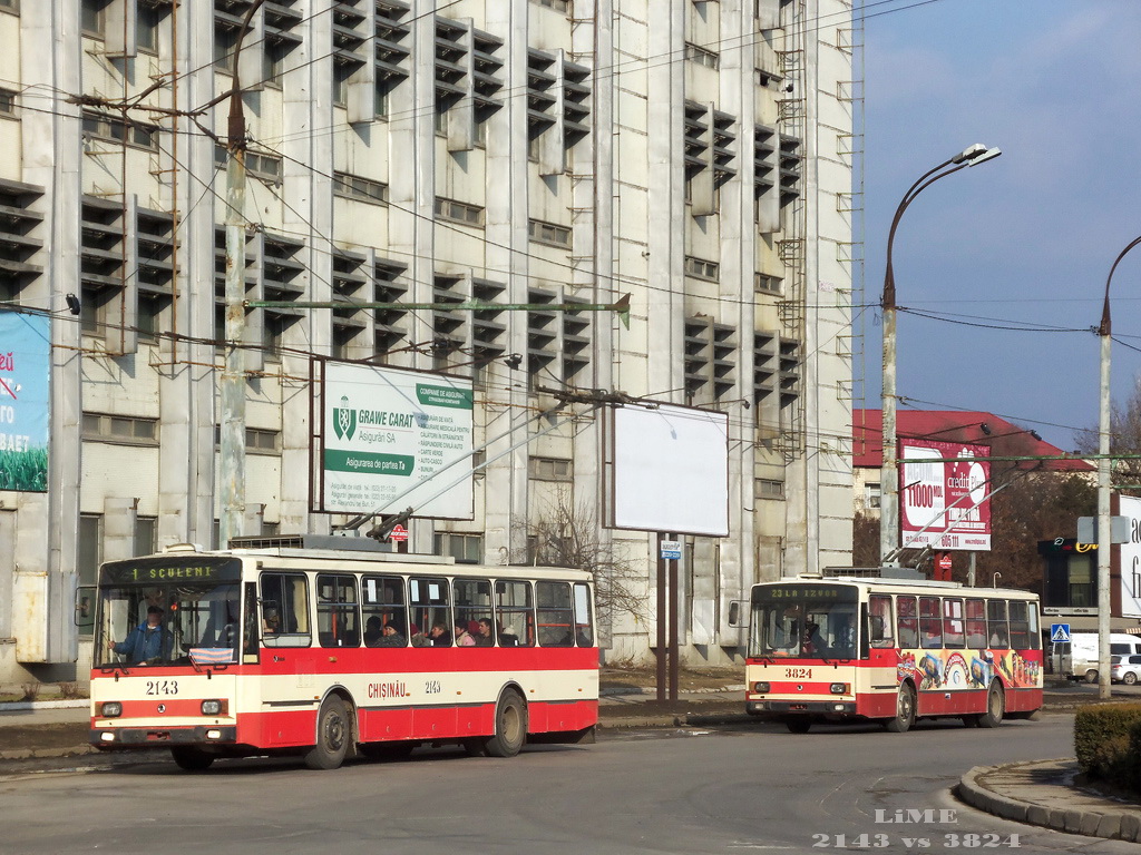 Кишинёв, Škoda 14TrDT/6M № 2143