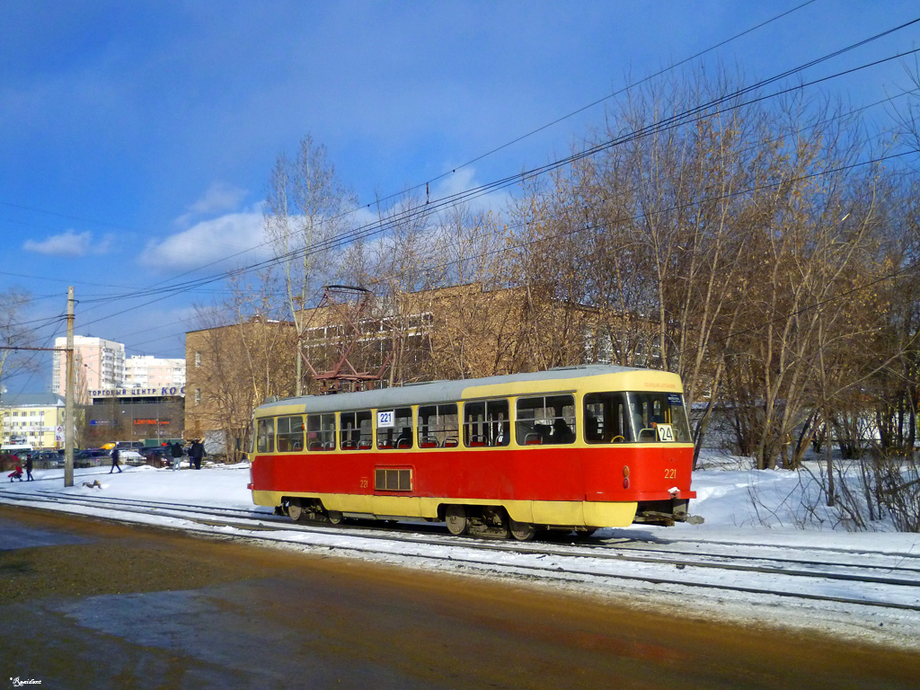 Екатеринбург, Tatra T3SU № 221