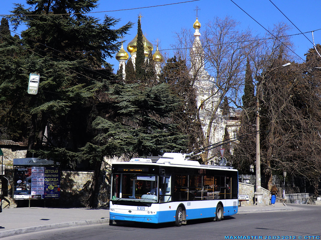 Крымский троллейбус, Богдан Т60111 № 6309