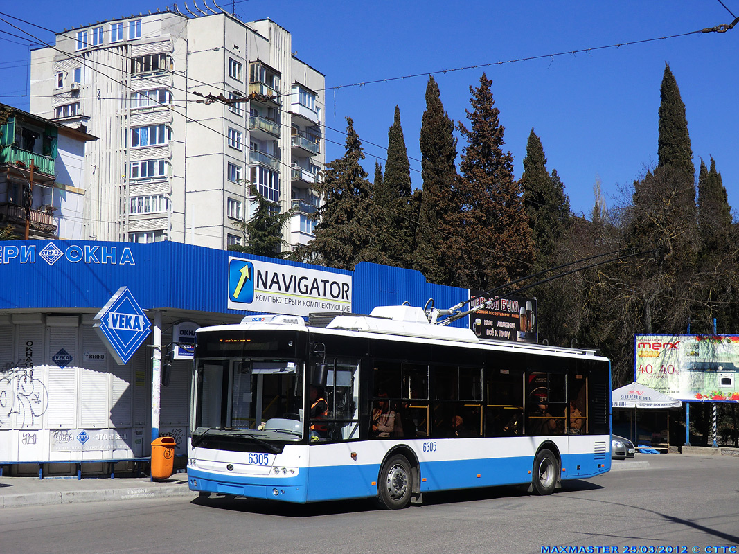 Крымский троллейбус, Богдан Т60111 № 6305