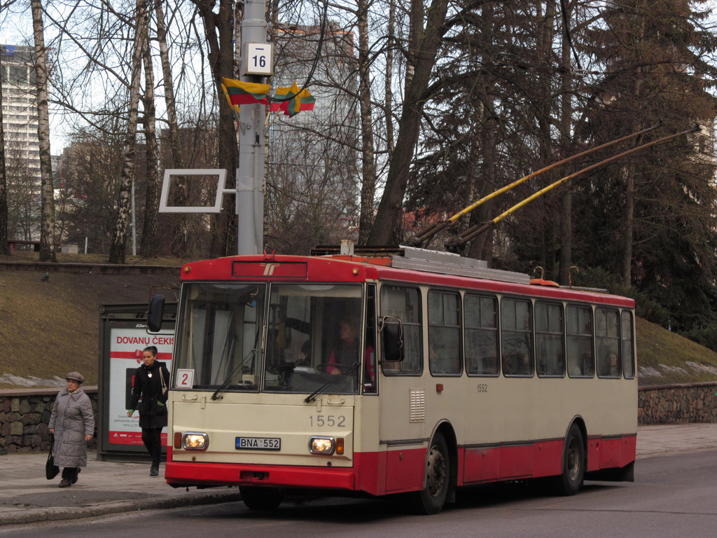 Vilnius, Škoda 14Tr89/6 č. 1552