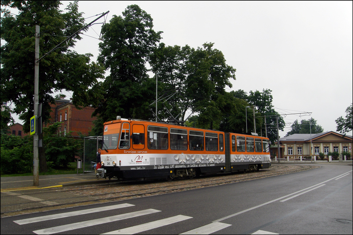 Лиепая, Tatra KT4D № 245