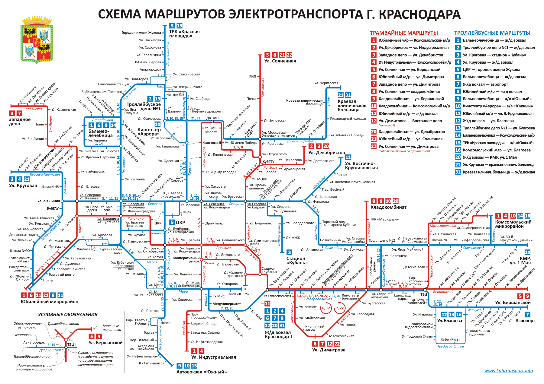 Краснодар — Схемы