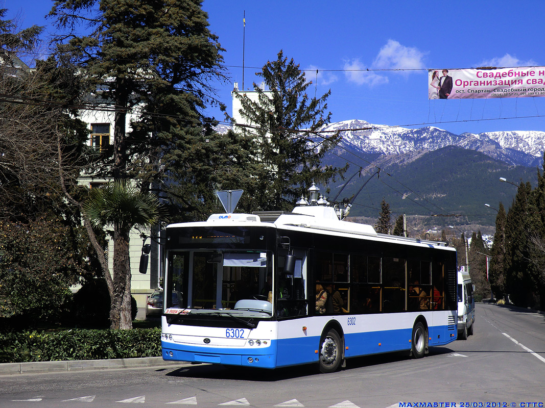 Крымский троллейбус, Богдан Т60111 № 6302