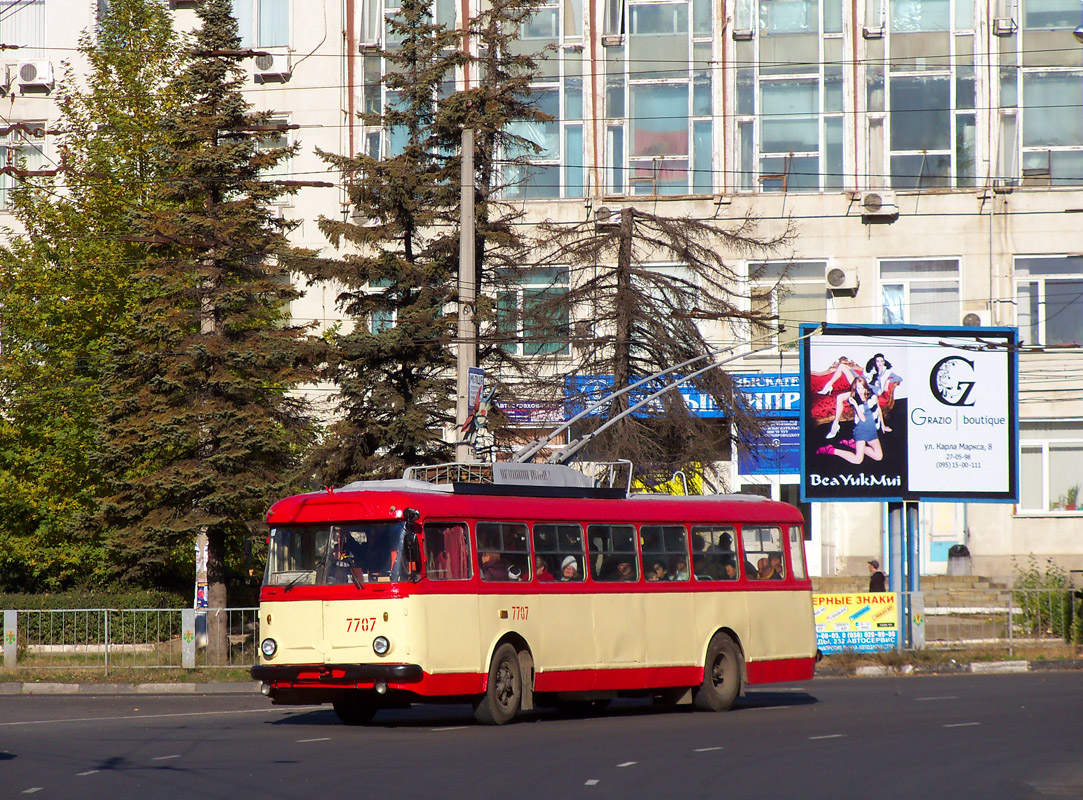 Крымский троллейбус, Škoda 9TrH27 № 7707