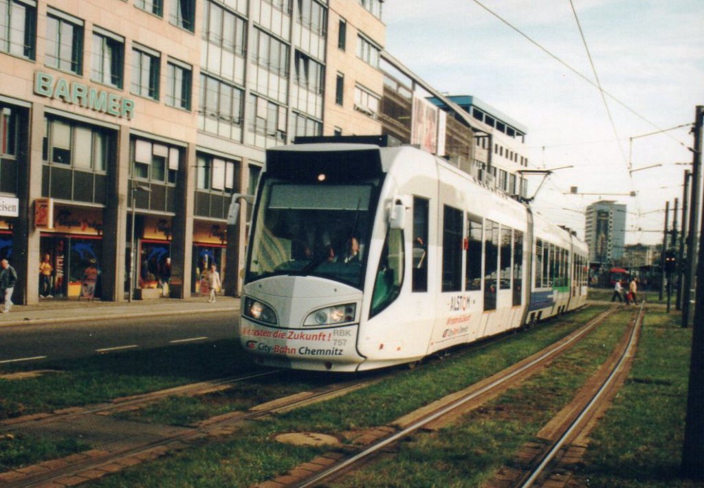 Кассель, Alstom 8NRTW-D № 757; Хемниц — Вагоны из других городов Кассель, Alstom 8NRTW-D № 757; Хемниц — Вагоны из других городов