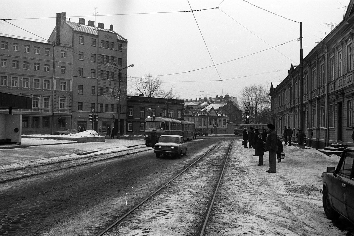 რიგა — Old photos; რიგა — Tramway Lines and Infrastructure