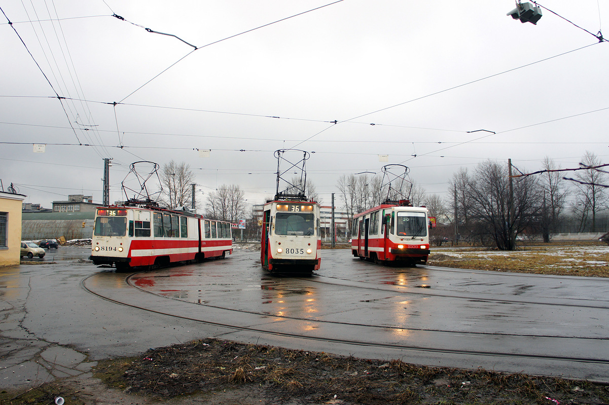 Санкт-Петербург, ЛВС-86К № 8194; Санкт-Петербург, ЛВС-86К № 8035; Санкт-Петербург — Конечные станции и разворотные кольца