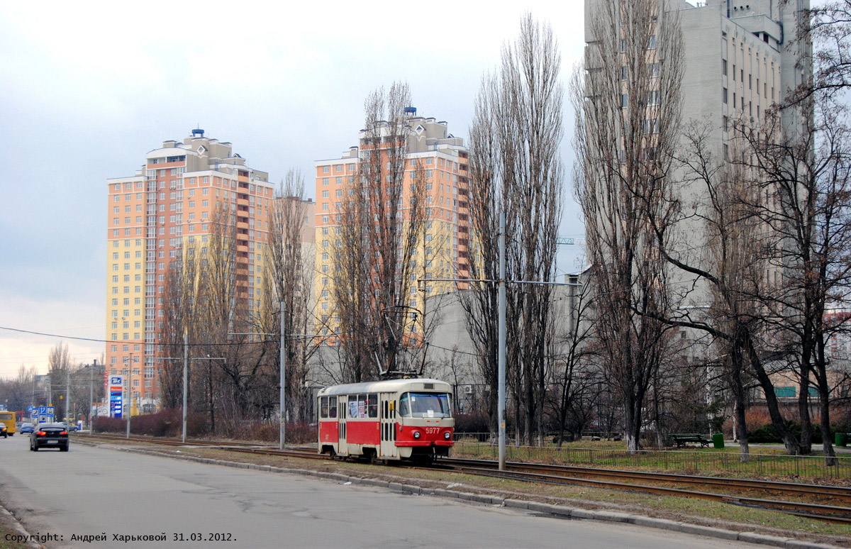 Киев, Tatra T3P № 5977