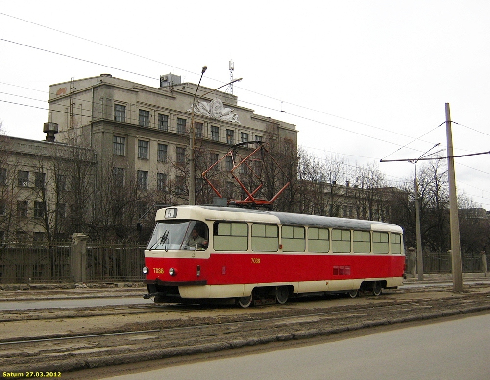 Харьков, Tatra T3SUCS № 7038