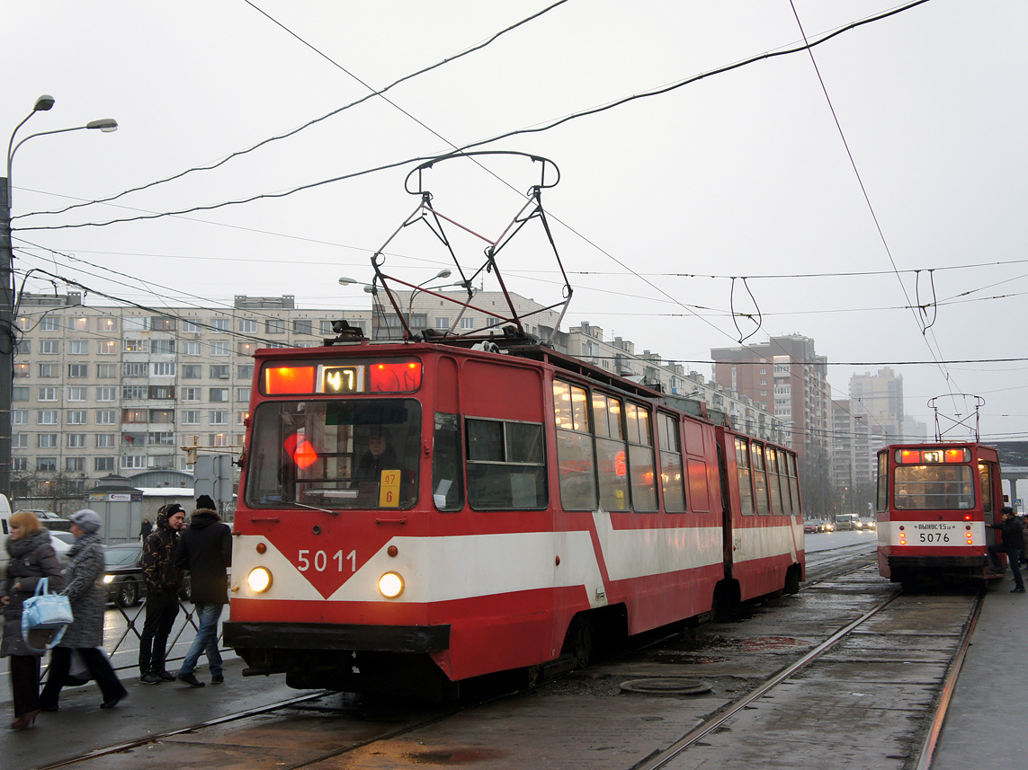 Санкт-Петербург, ЛВС-86К № 5011; Санкт-Петербург, ЛВС-86К № 5076