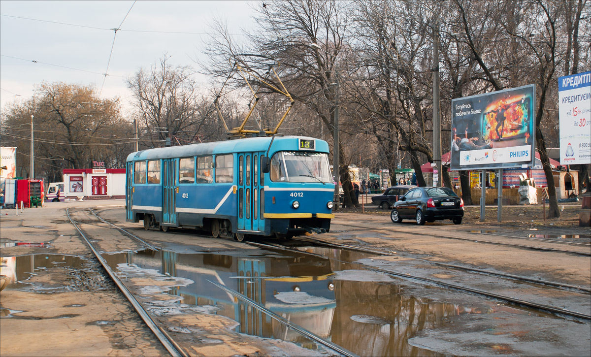 Одесса, Tatra T3R.P № 4012