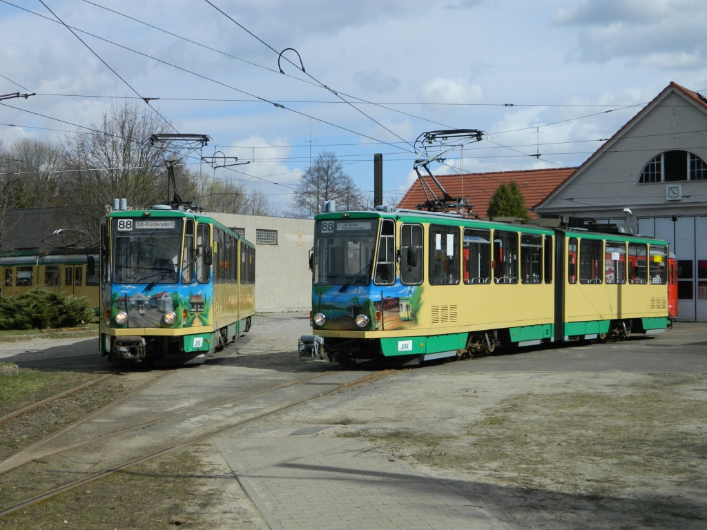 Шёнайхе – Рюдерсдорф, Tatra KT4DM № 21; Шёнайхе – Рюдерсдорф, Tatra KT4DM № 22; Шёнайхе – Рюдерсдорф — Последний день работы вагонов Tatra KT4D (01.04.2012)