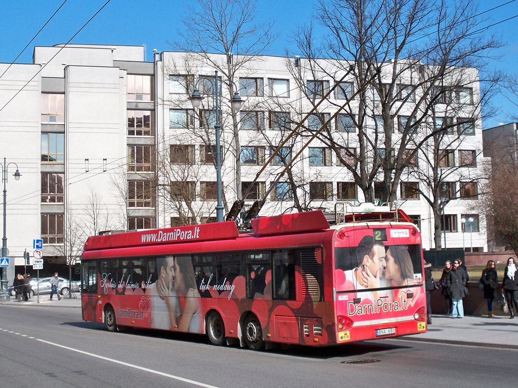 Вильнюс, Solaris Trollino II 15 AC № 1680