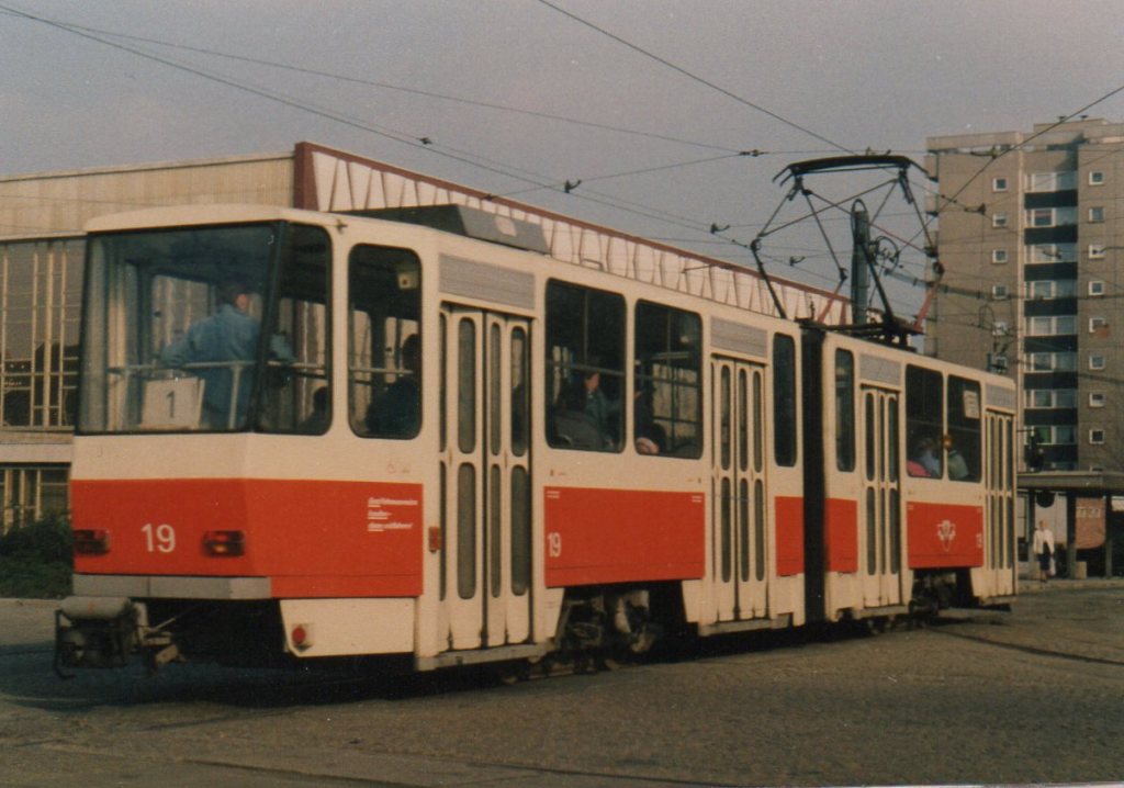 Cottbus, Tatra KT4D nr. 19; Cottbus — Old photos
