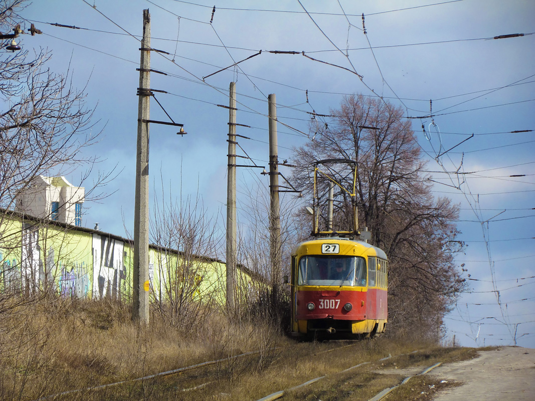 Харьков, Tatra T3SU № 3007