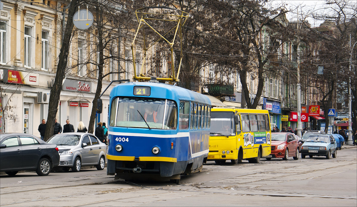 Одесса, Tatra T3R.P № 4004