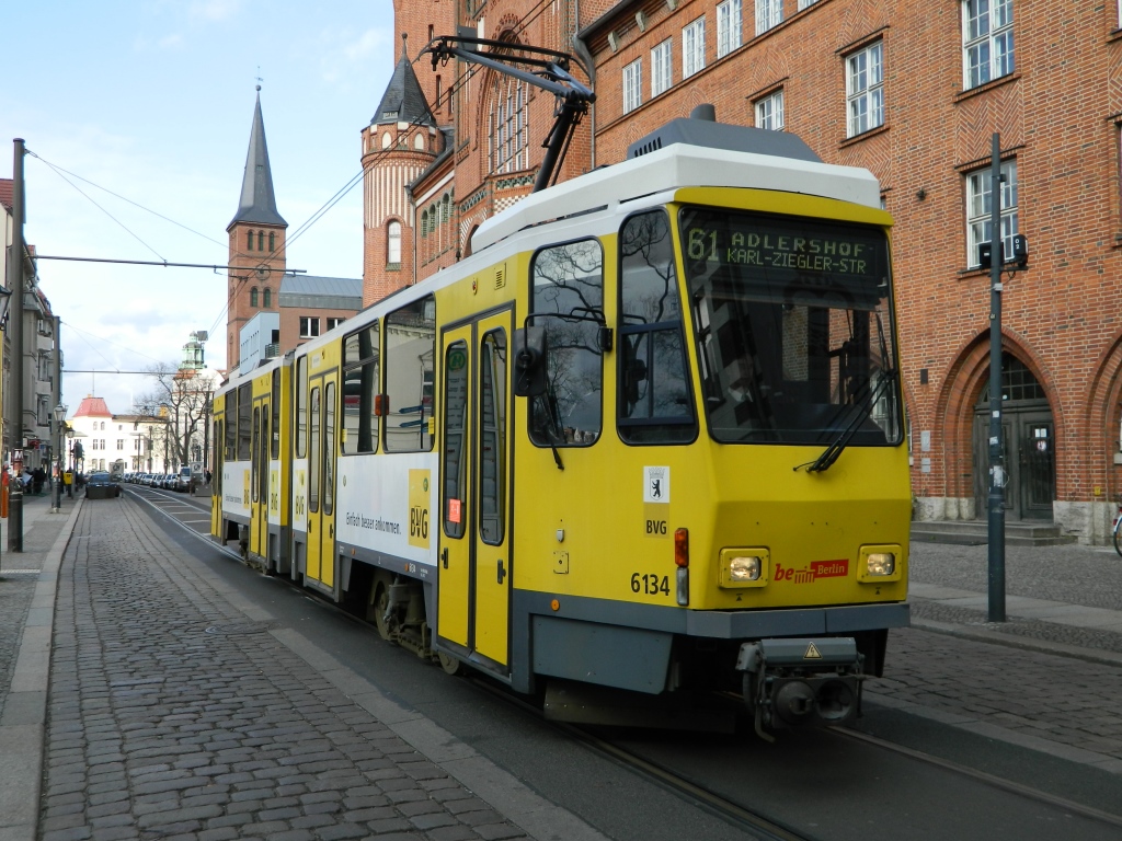 Берлин, Tatra KT4DM № 6134