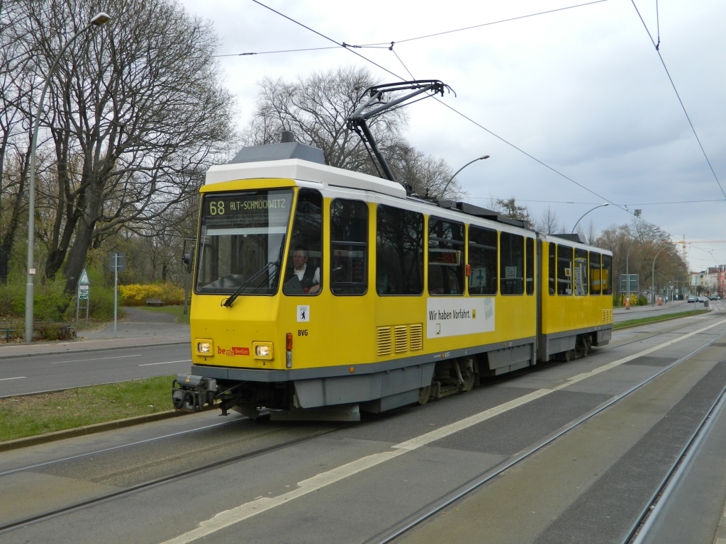 Берлин, Tatra KT4DM № 6157