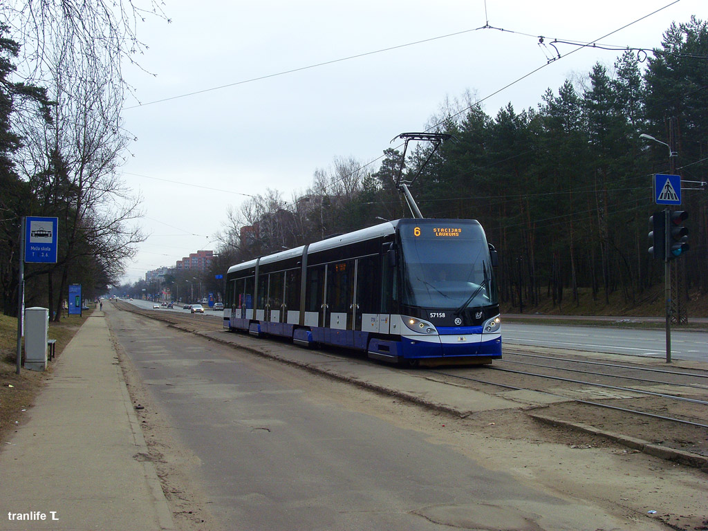 Рига, Škoda 15T ForCity Alfa Riga № 57158