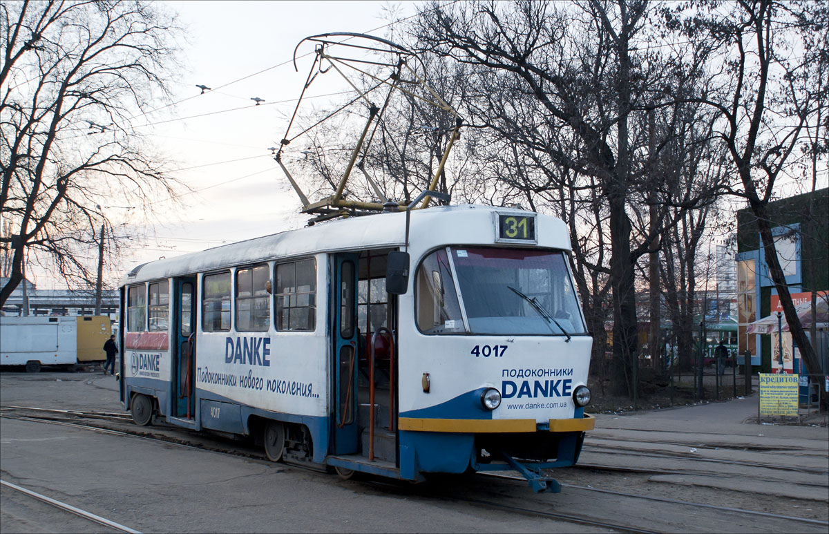 Одесса, Tatra T3R.P № 4017