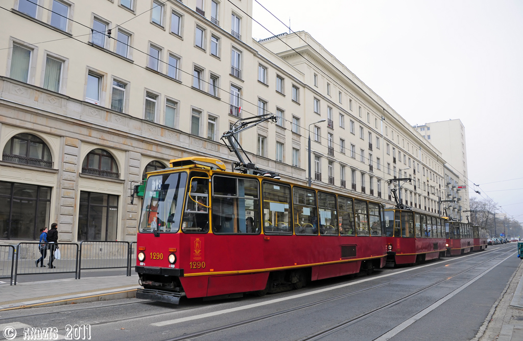 Варшава, Konstal 105Na № 1290