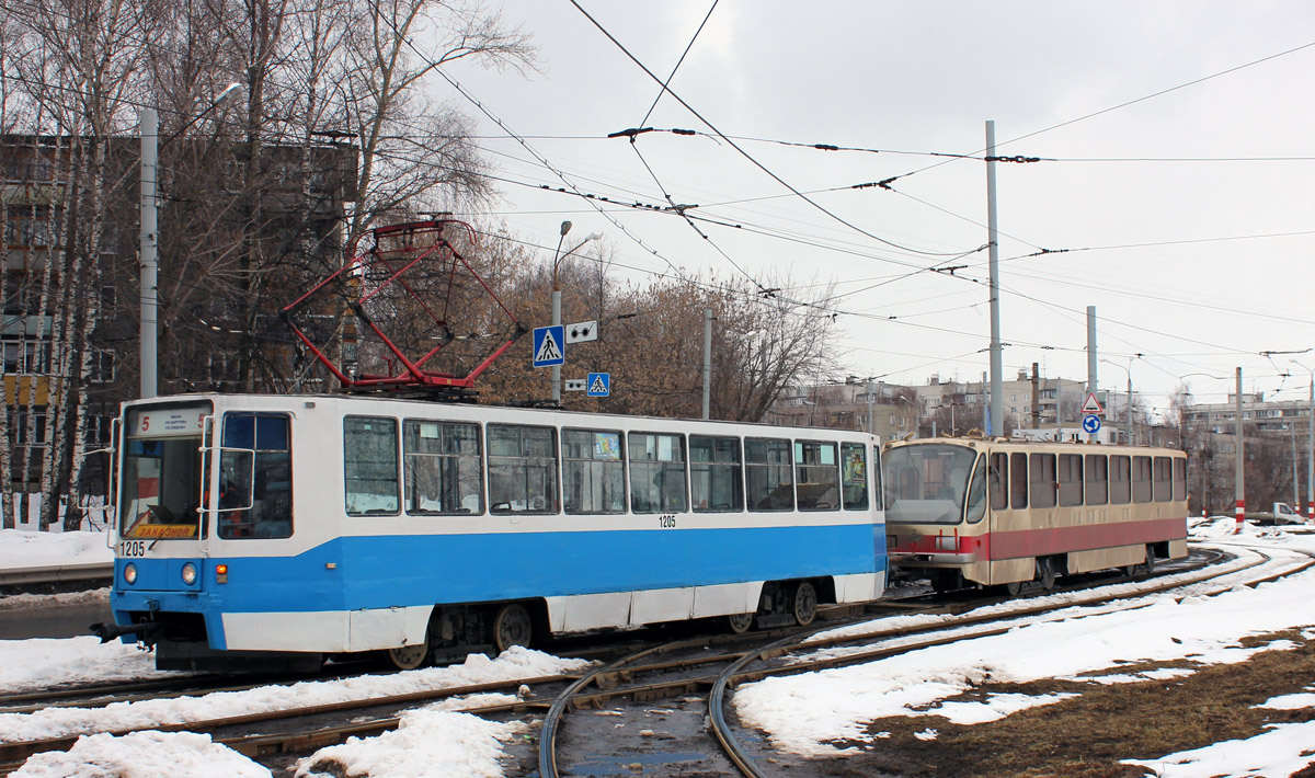 Нижний Новгород, 71-608К № 1205; Нижний Новгород — Трамваи без номеров