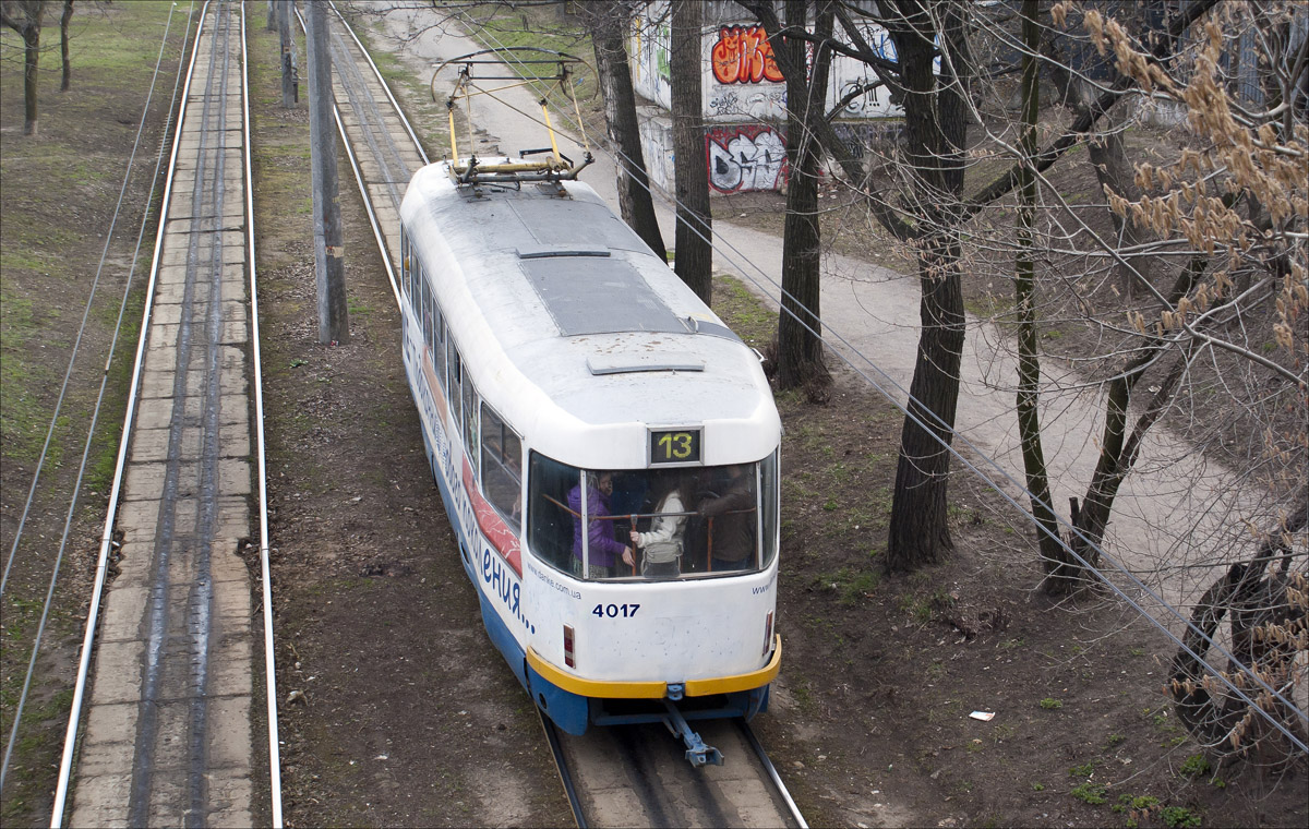 Одесса, Tatra T3R.P № 4017