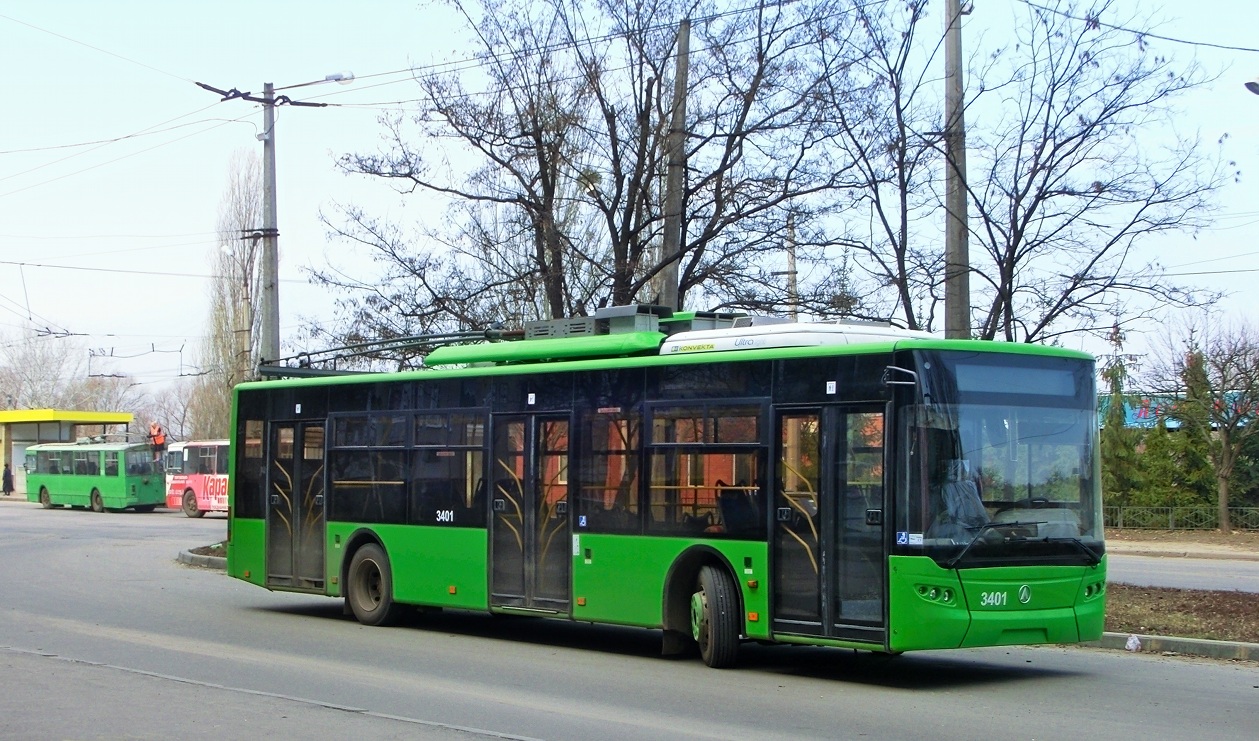 Харьков, ЛАЗ E183A1 № 3401