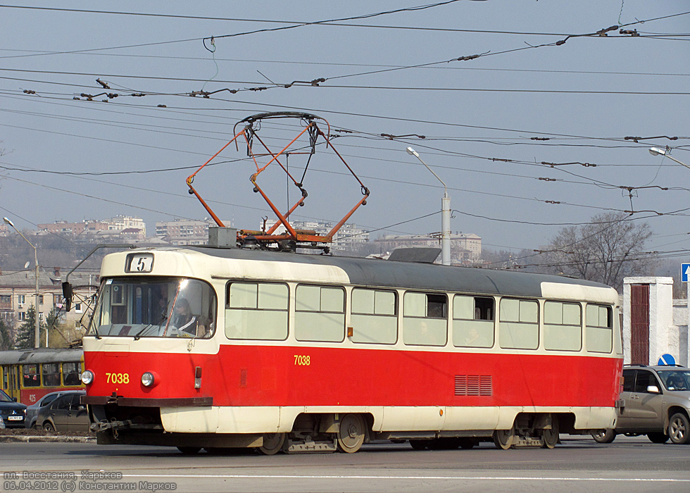 Харьков, Tatra T3SUCS № 7038