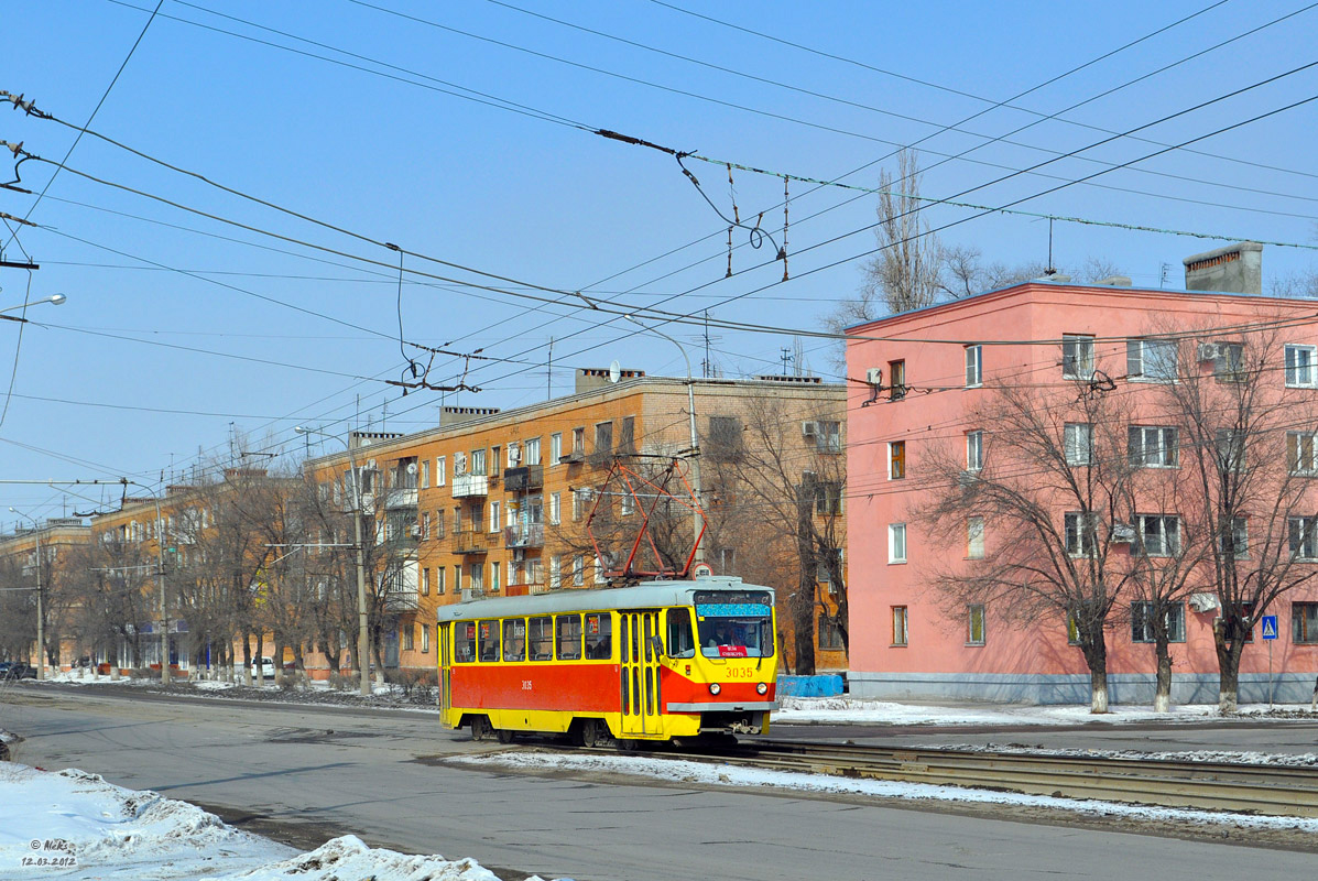 Волгоград, Tatra T3SU мод. ВЗСМ № 3035
