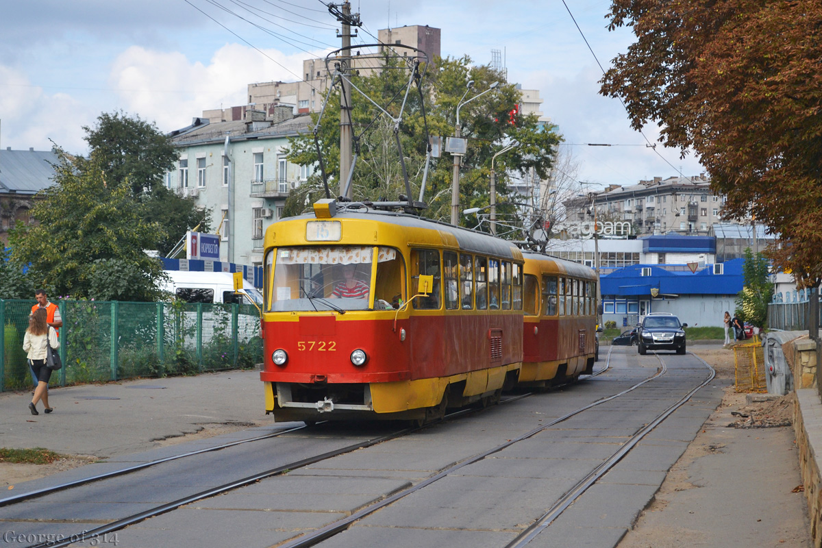 Киев, Tatra T3SU № 5722