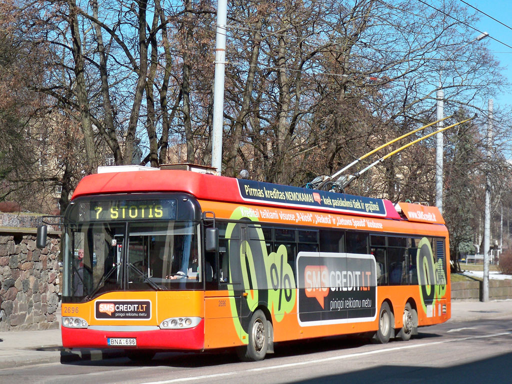 Вильнюс, Solaris Trollino II 15 AC № 2696
