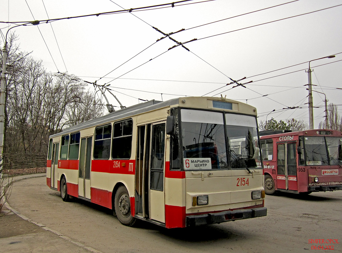 ყირიმის ტროლეიბუსი, Škoda 14Tr11/6 № 2154