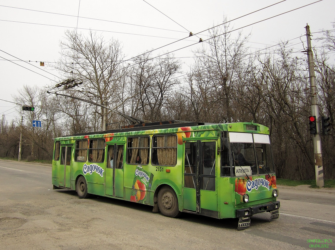 Крымский троллейбус, Škoda 14Tr11/6 № 2151