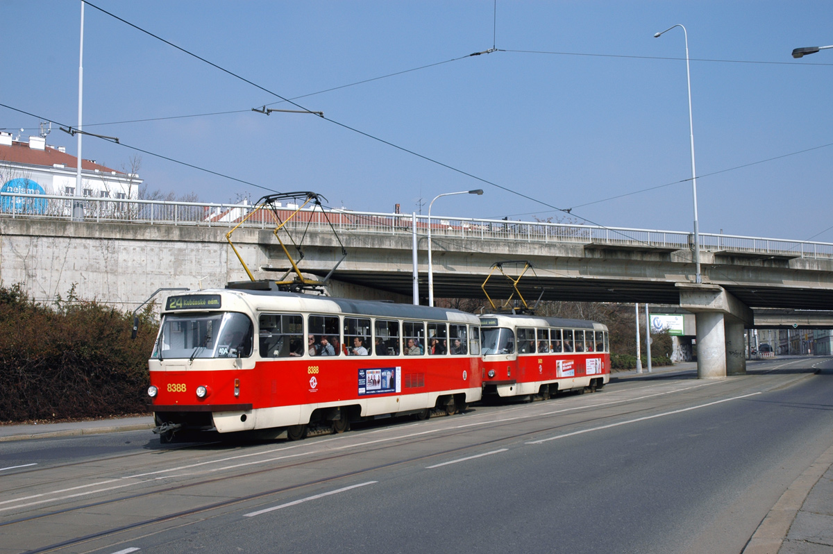 Прага, Tatra T3R.P № 8388