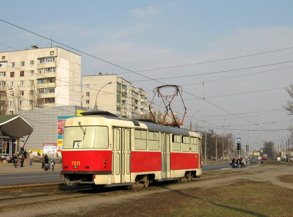 Харьков, Tatra T3SU № 7011