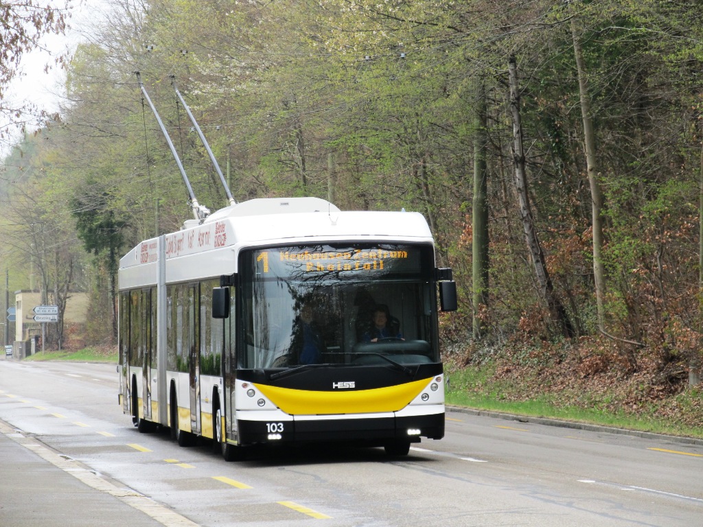 Шаффхаузен, Hess SwissTrolley 3 (BGT-N2C) № 103